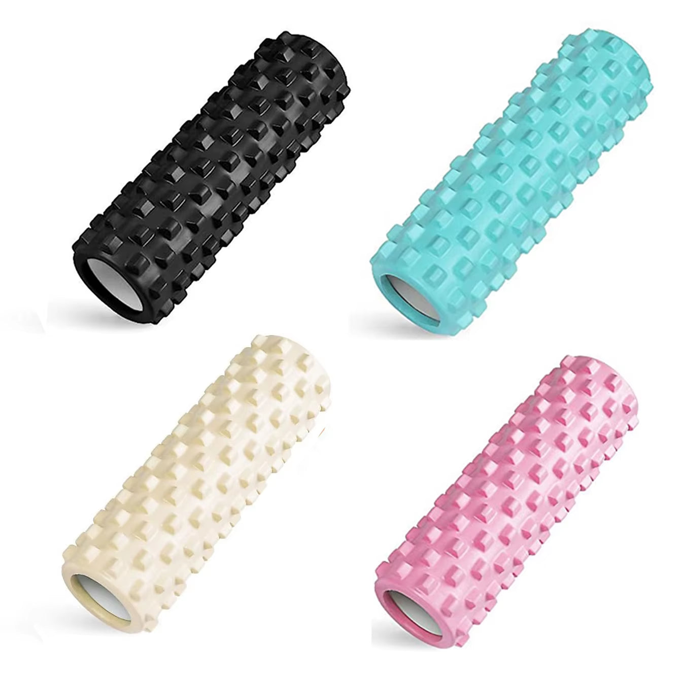 Yoga Column Gym Pilates Foam Roller, Foam Roller - Deep Tissue Massage, Back Pain Relief Muscle Relaxation Roller